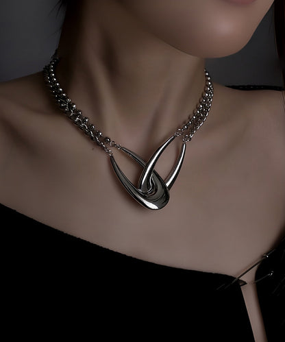 Original Design Metal Asymmetrical Chain Necklace