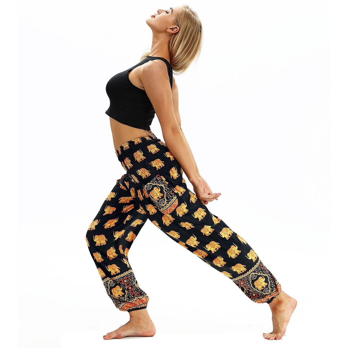 Thailand Nepal Travel High Waist Yoga Pants High Waist Slim Wide Leg Pants