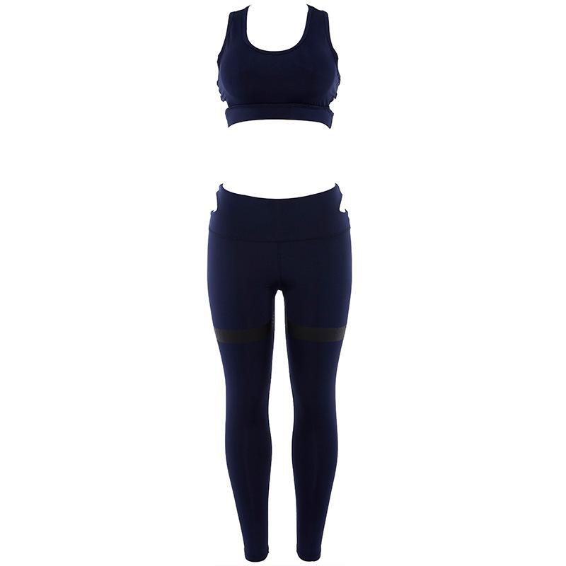 Summer Hot New Women'S Printing Yoga Fitness Pants Set