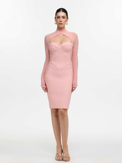 Octavia Romantic Bandage Midi Dress