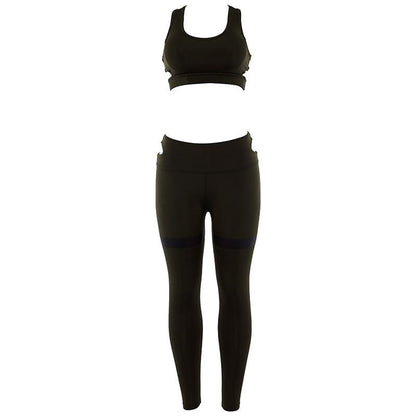 Summer Hot New Women'S Printing Yoga Fitness Pants Set
