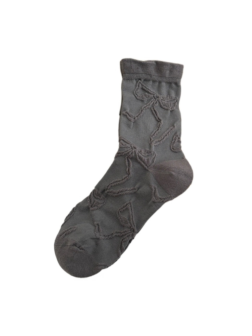 Rufia - Cute Mid-calf Socks with Bow Patterns