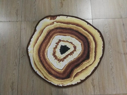 Nordic Simple Fashion Agate Round Floor Mat Living Room Coffee Table Carpet Bedroom Study Club Model Room Carpet