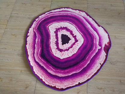 Nordic Simple Fashion Agate Round Floor Mat Living Room Coffee Table Carpet Bedroom Study Club Model Room Carpet