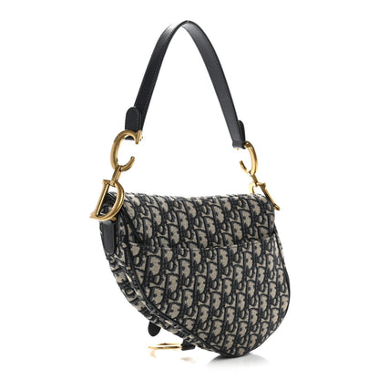 Oblique Saddle Bag Blue