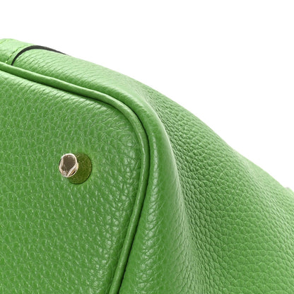 Taurillon Clemence Picotin Lock 22 MM Vert Yucca