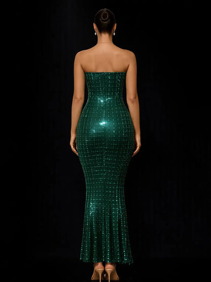 Isabella Maxi Dress In Green