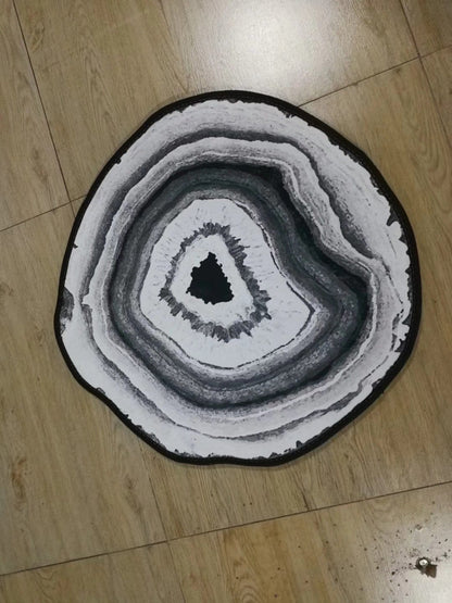 Nordic Simple Fashion Agate Round Floor Mat Living Room Coffee Table Carpet Bedroom Study Club Model Room Carpet