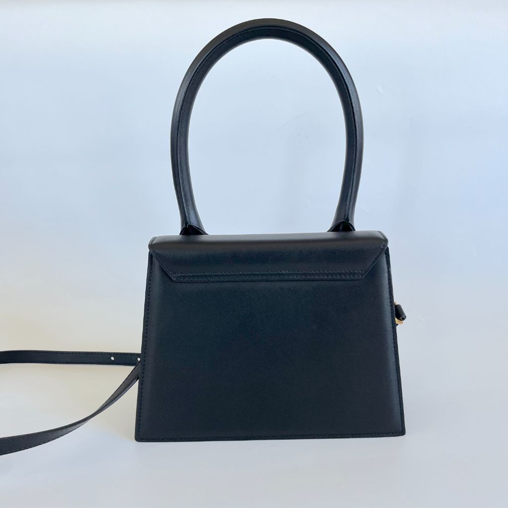 Jacquemus Le Grand Chiquito black leather bag