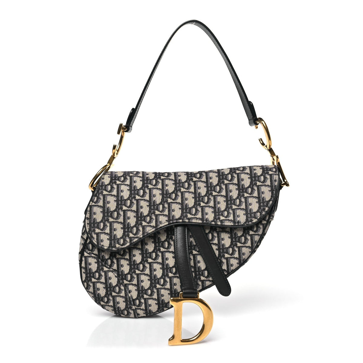 Oblique Saddle Bag Blue