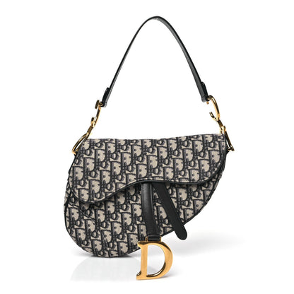 Oblique Saddle Bag Blue