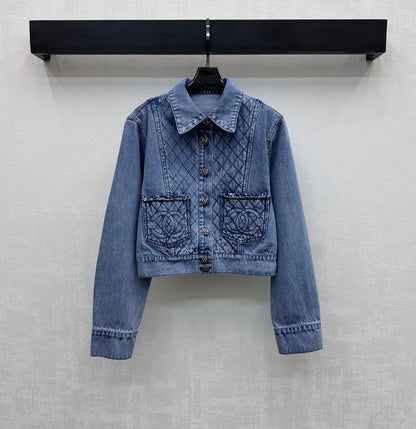 Chanel 2026 Denim Jacket Blue Cotton 356141