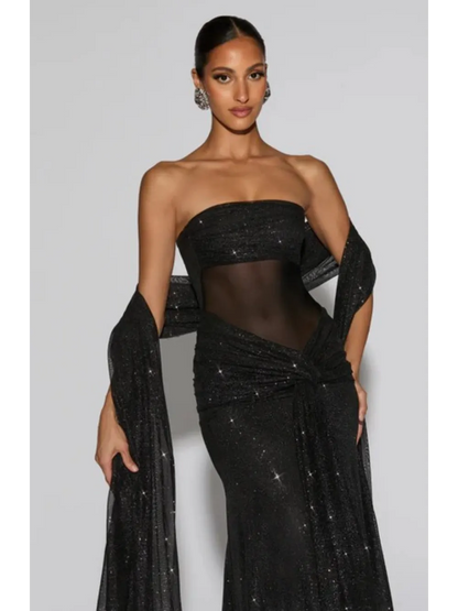 Anika Maxi Dress In Black