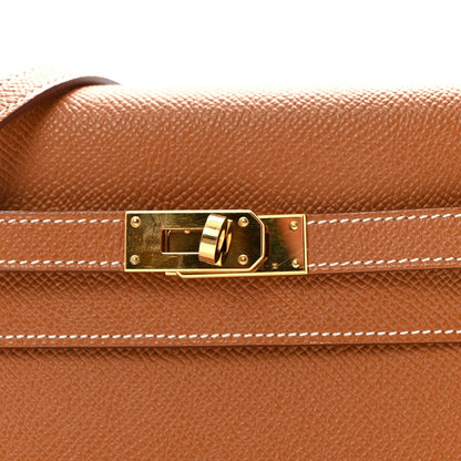 Epsom Kelly Wallet To Go Gold