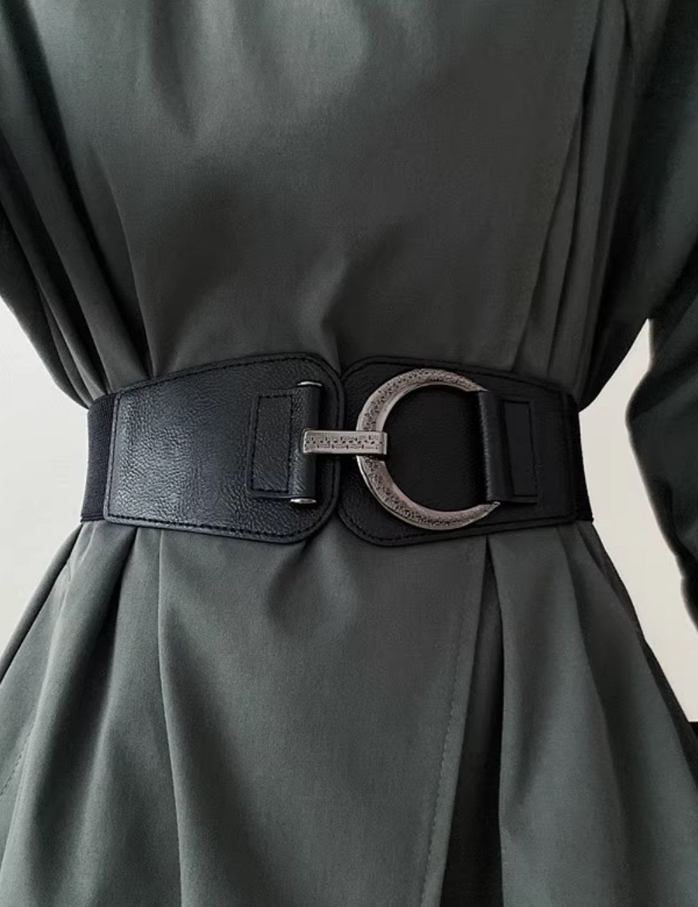Vintage Stretchy VersatileÂ Wide Waist Belt