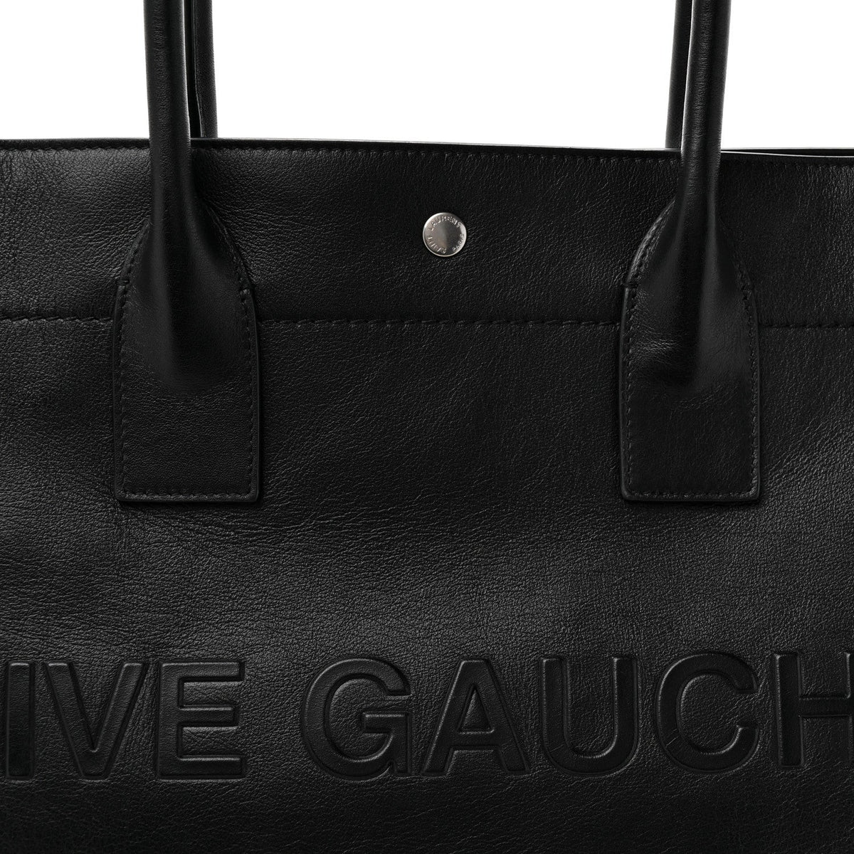 Vitello Rive Gauche Large Tote Black