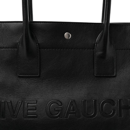 Vitello Rive Gauche Large Tote Black