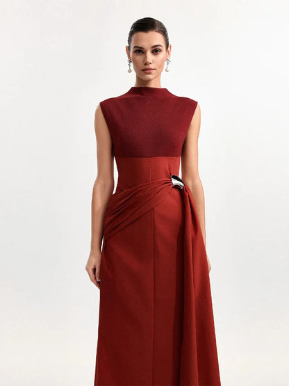 Amara Maxi Dress In Red