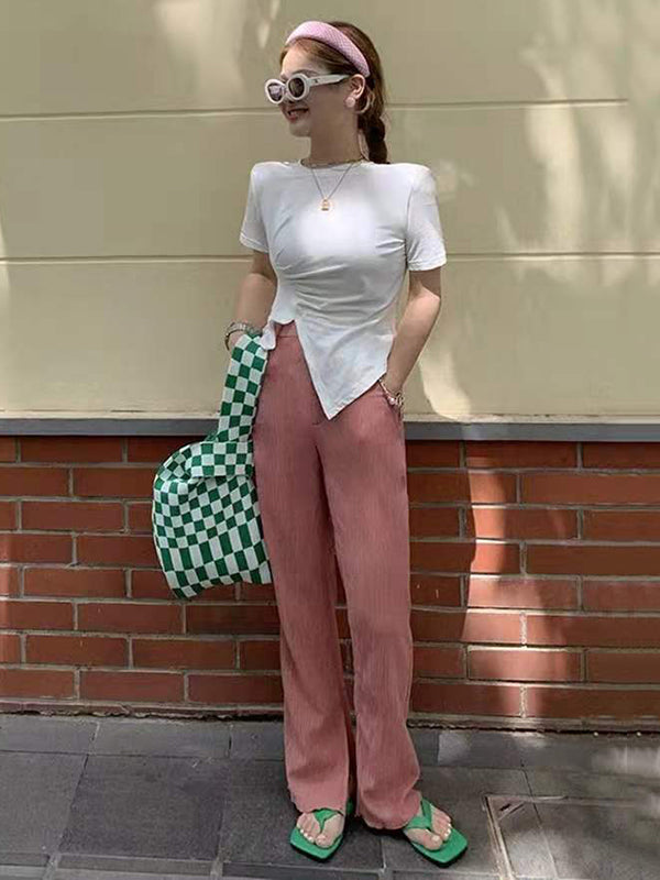 Original Weave Contrast Color Plaid Bags Accessories