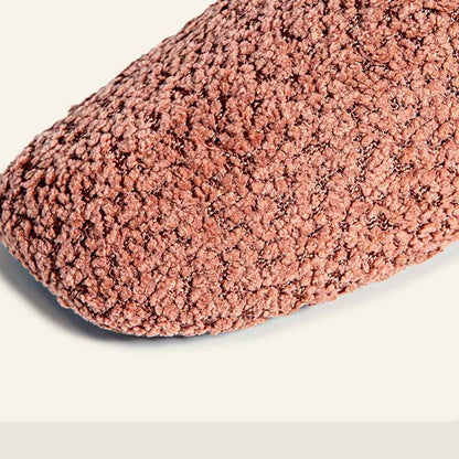 Simple Solid Color Soft Warm Plush Slippers