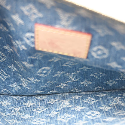 Monogram Denim CarryAll MM Blue