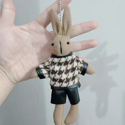 Cute Rabbit Plush Keychain