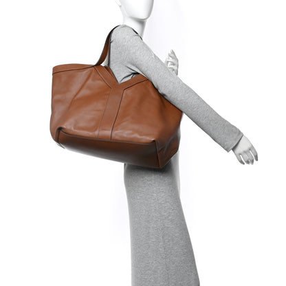 Calfskin Y Tote Brick