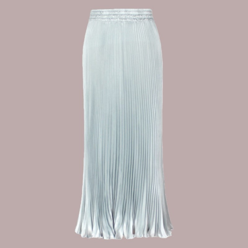 Long Accordion Pleated Skirt