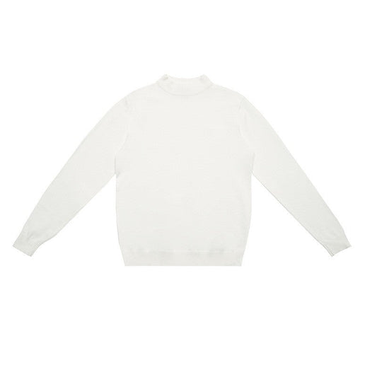 Half High Neck Knit Sweater