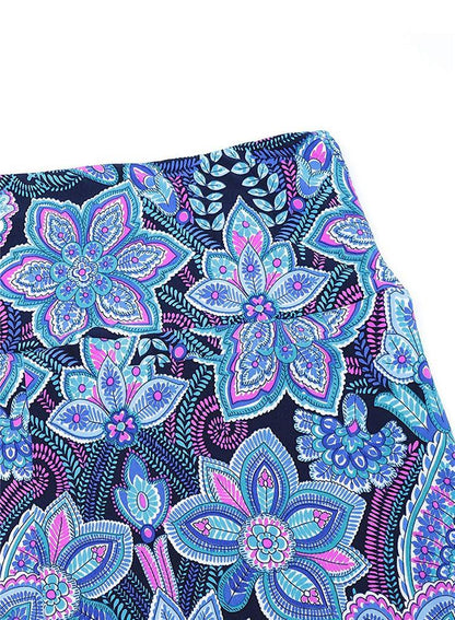 New Loose Striped Printed Trousers Flared Wide-Leg Pants