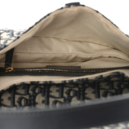 Oblique Saddle Bag Blue