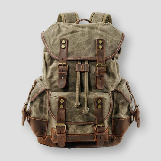 Sky Madrid Waterproof Canvas Backpack