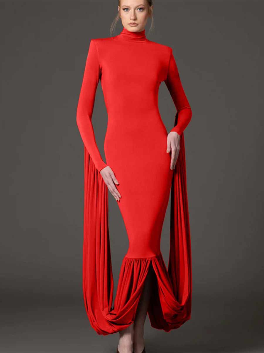 Verona Folding Sexy Maxi Dress