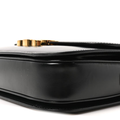Shiny Calfskin Medium Triomphe Black