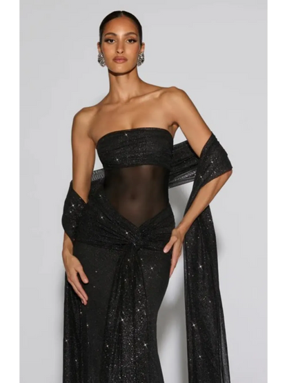 Anika Maxi Dress In Black