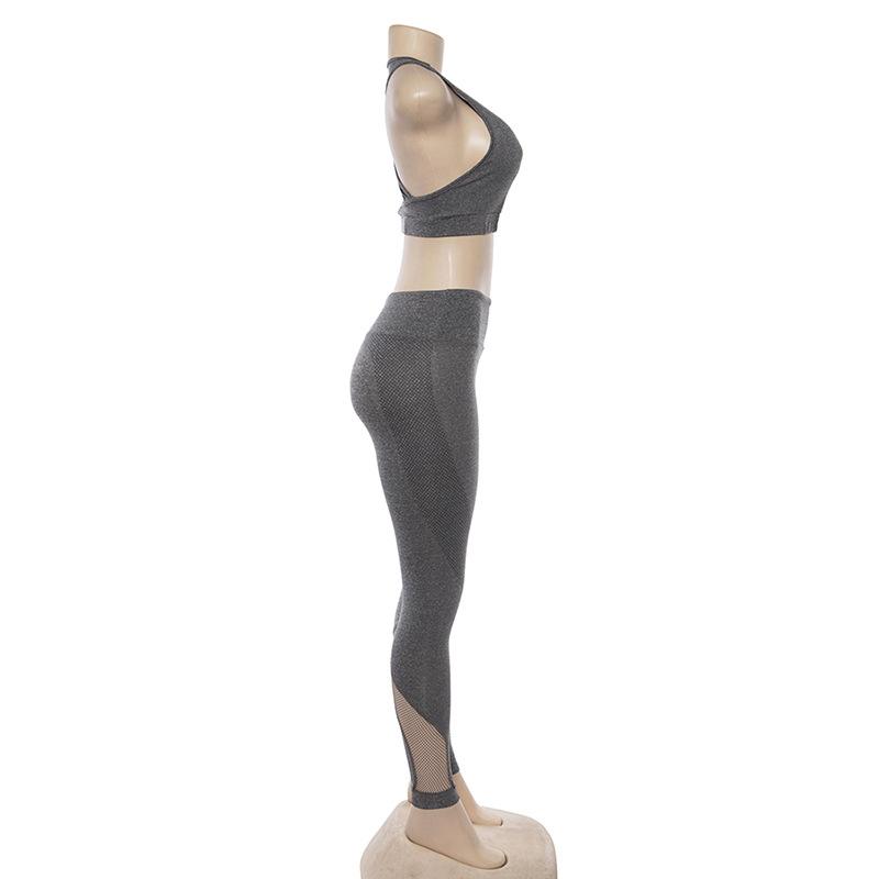 New Women'S Hollow Breathable Yoga Exercise Suit