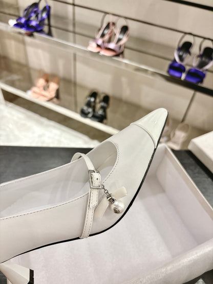 Jimmy Choo Aren Pump 65 White Cowhide 597666