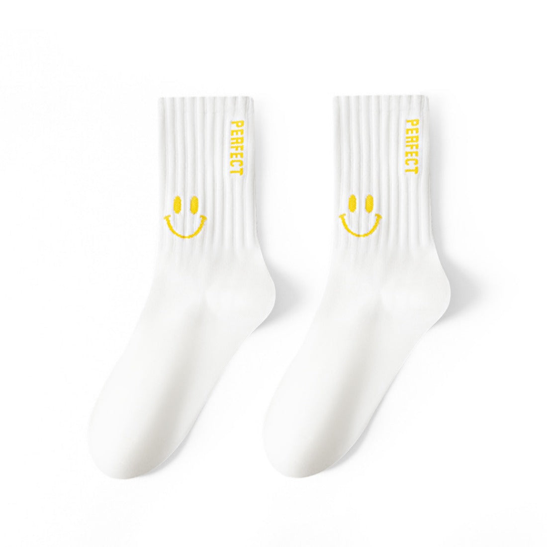 Rufia - Smiley Face Mid-Calf Socks