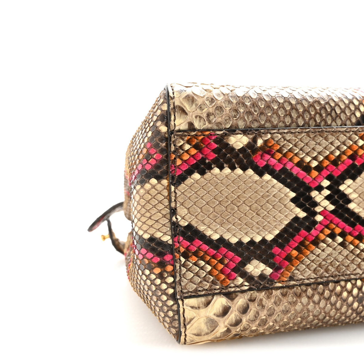 Snakeskin Mini Peekaboo Iconic Satchel Daisy Roccia