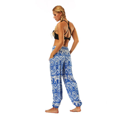 Digital Printing Yoga Pants Loose Women'S Sports Lantern Pants Belly Dance Casual Yoga Pants 1