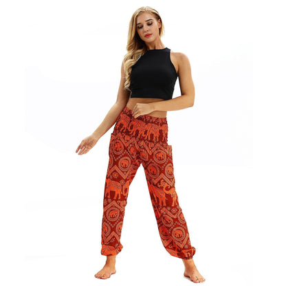 Digital Printing Yoga Pants Loose Women'S Sports Lantern Pants Belly Dance Casual Yoga Pants 1