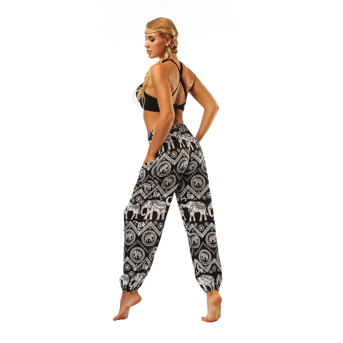 Digital Printing Yoga Pants Loose Women'S Sports Lantern Pants Belly Dance Casual Yoga Pants 1