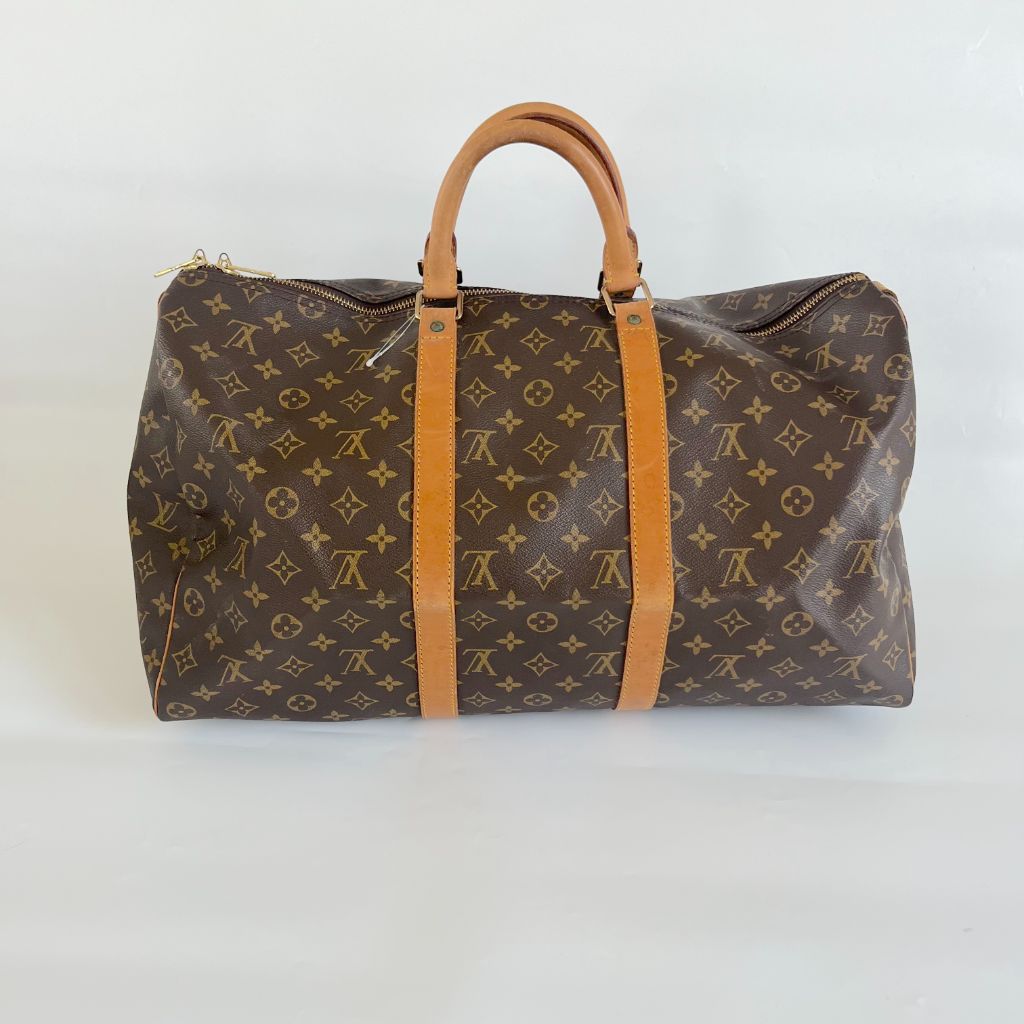 Louis Vuitton Monogram Keepall 50 Travel Bag