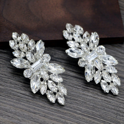 Rhinestone Shoe Buckles for Bridal Wedding Accessories