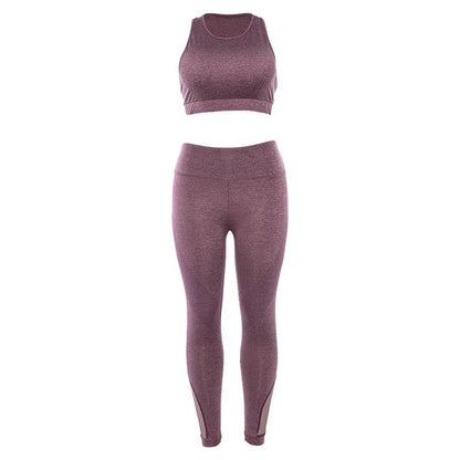 New Women'S Hollow Breathable Yoga Exercise Suit