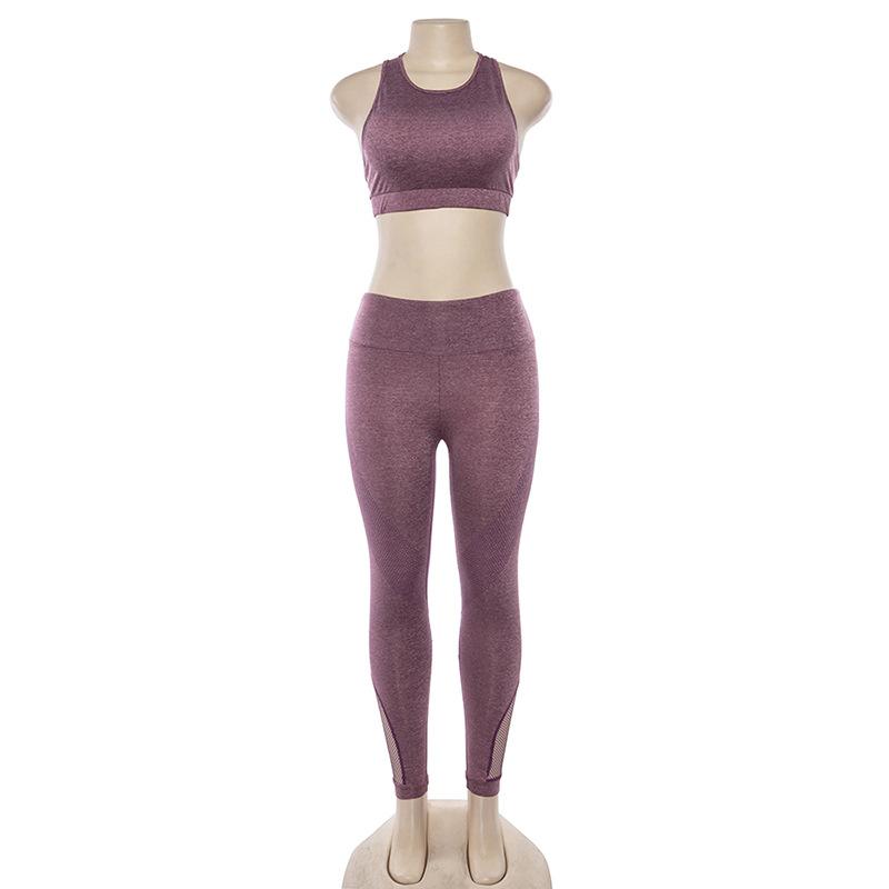 New Women'S Hollow Breathable Yoga Exercise Suit