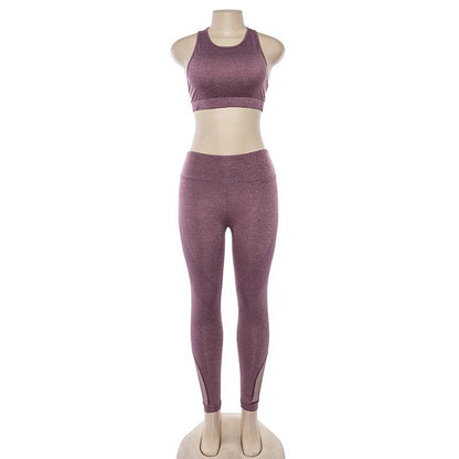 New Women'S Hollow Breathable Yoga Exercise Suit