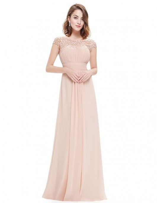 Lace Maxi Dress with Off-the-Shoulder Design