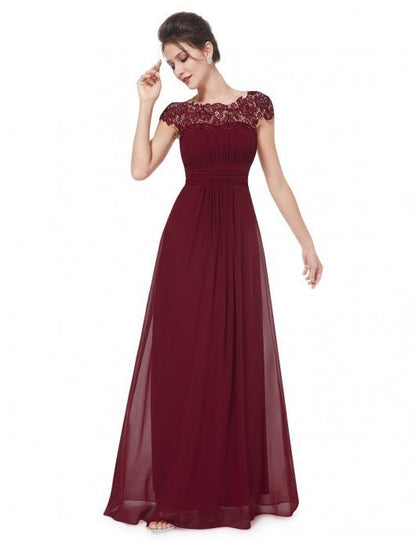 Lace Maxi Dress with Off-the-Shoulder Design