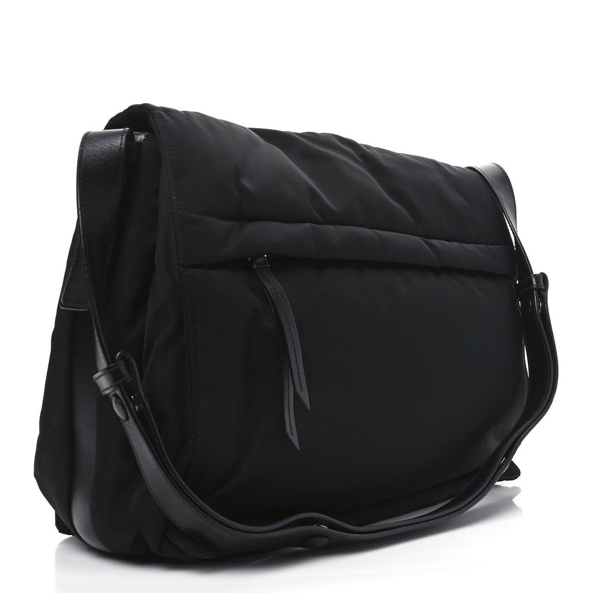 Re-Nylon Padded Large Traveller Black